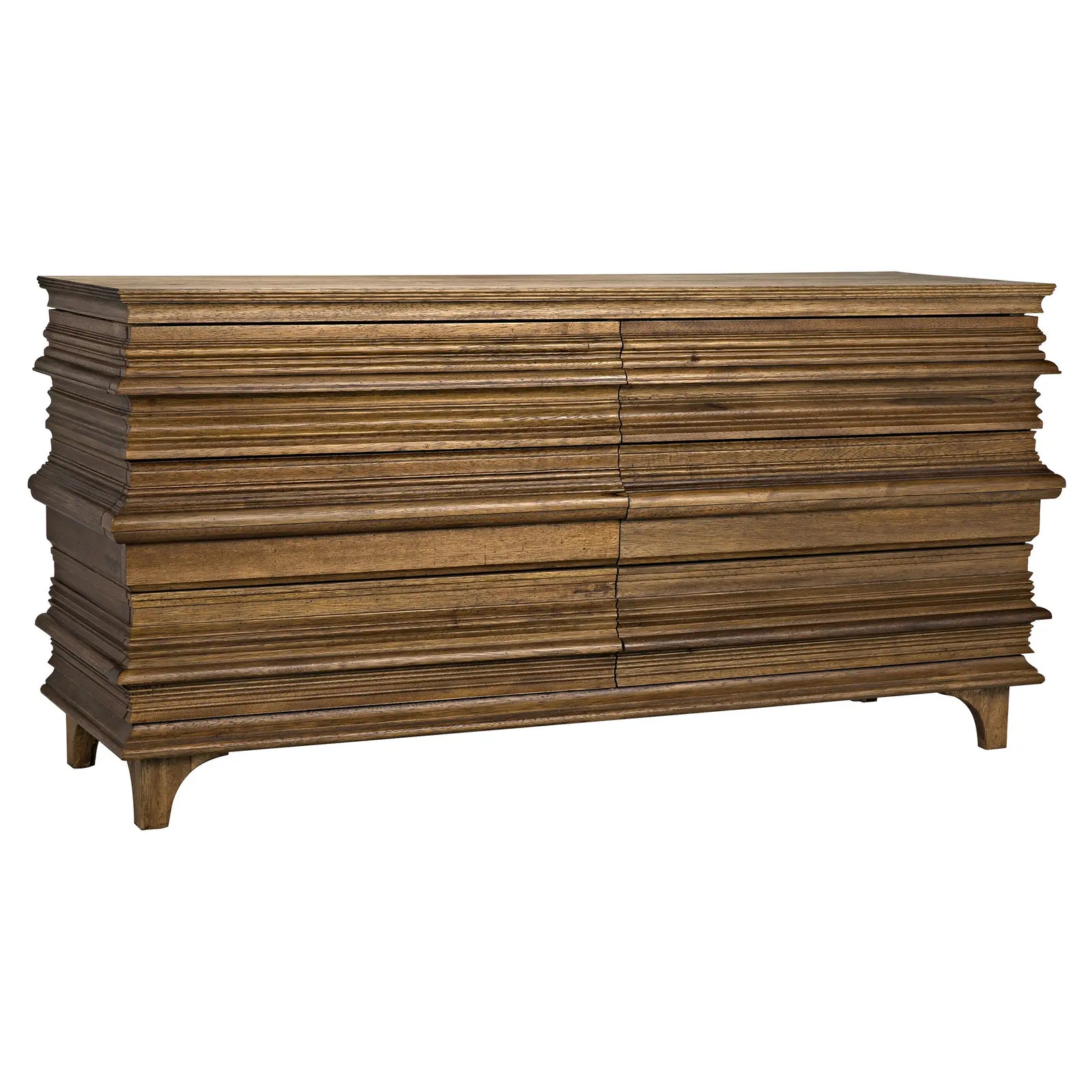 Bernard 6 Drawer, Dark Walnut