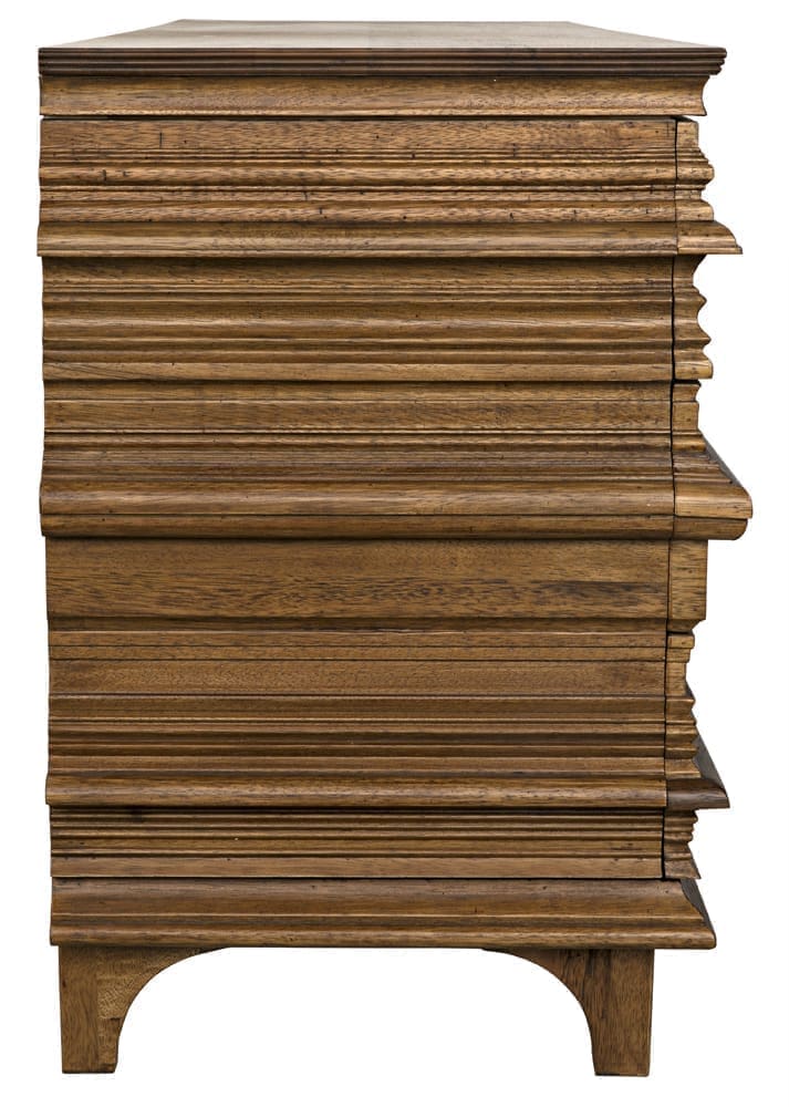 Bernard 6 Drawer, Dark Walnut
