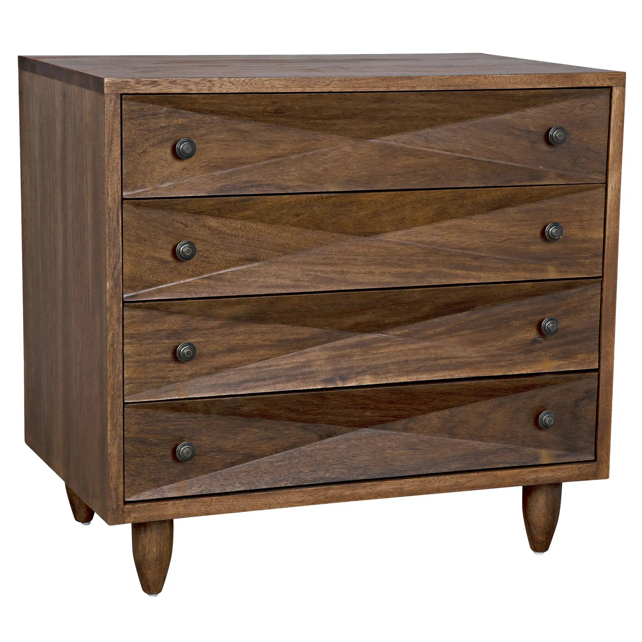Diamond Chest, Dark Walnut