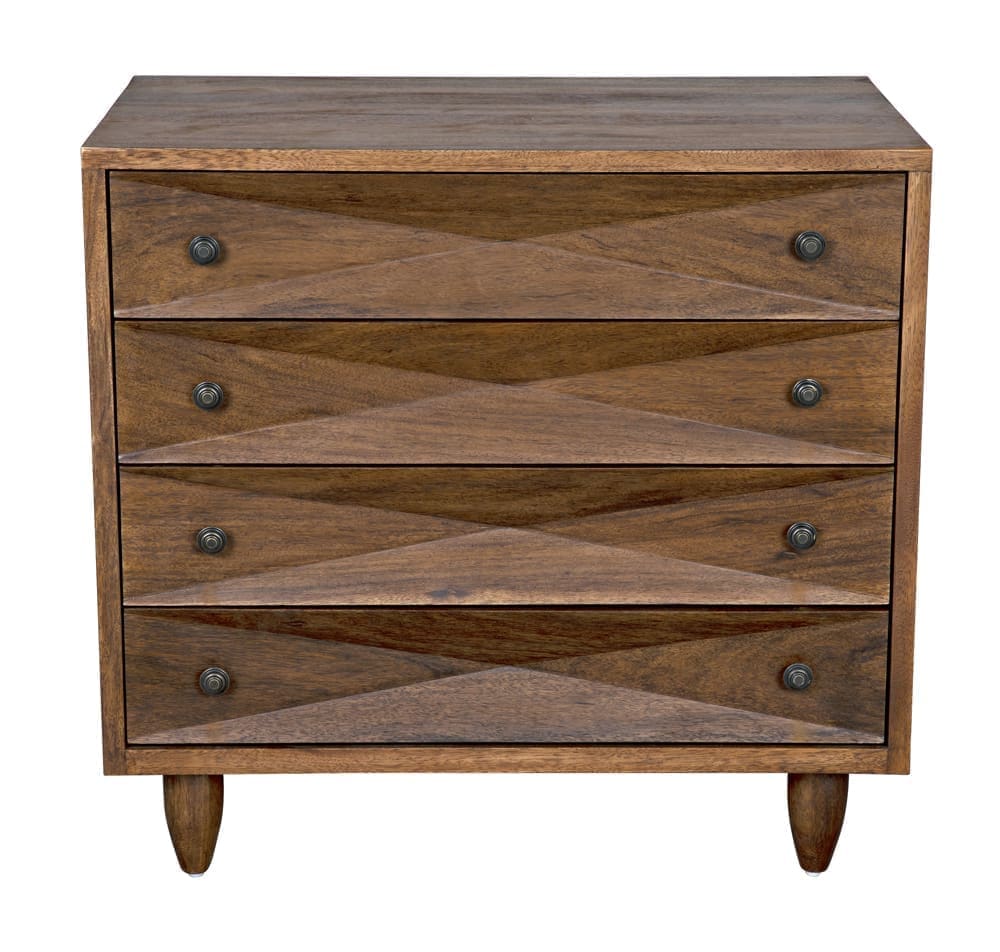 Diamond Chest, Dark Walnut