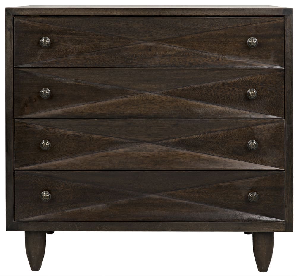 Diamond Chest, Ebony Walnut