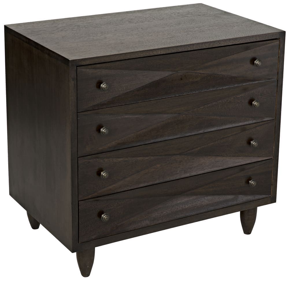 Diamond Chest, Ebony Walnut