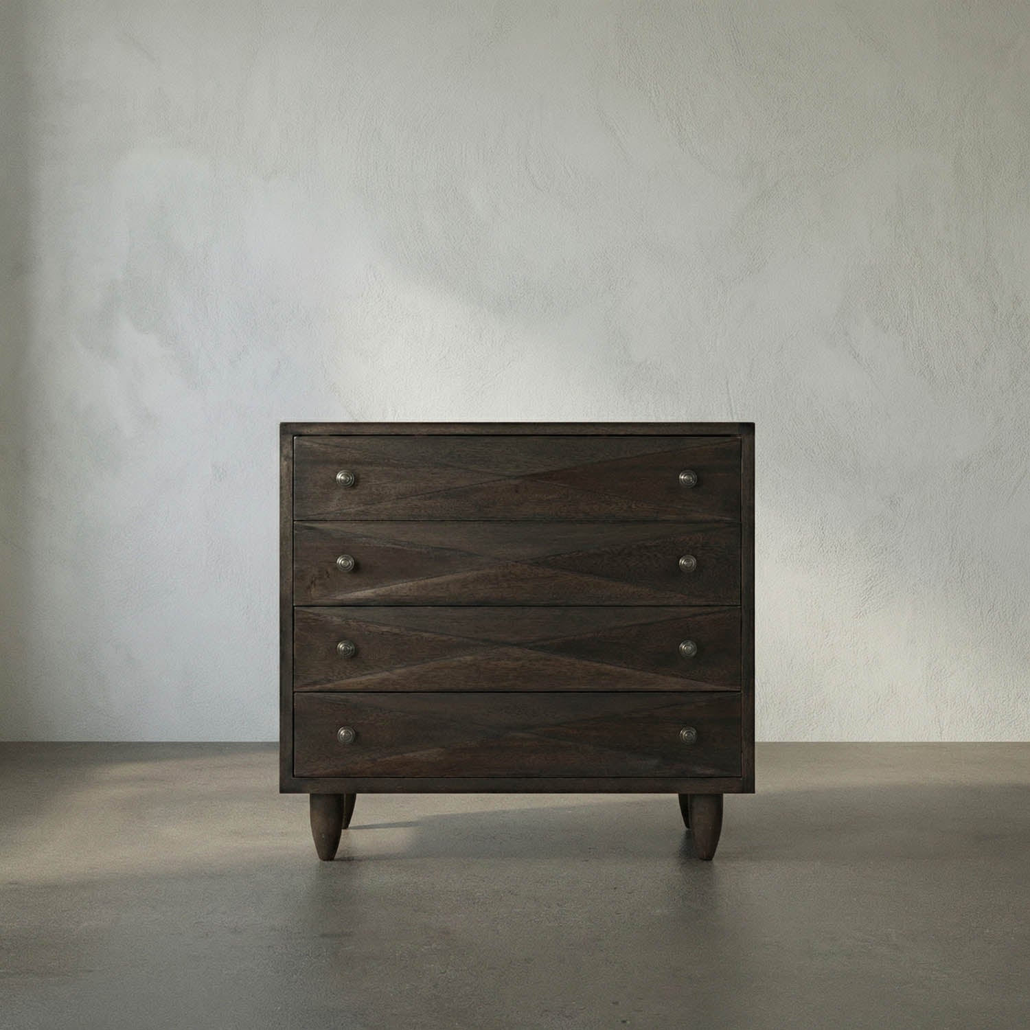 Diamond Chest, Ebony Walnut by Noir