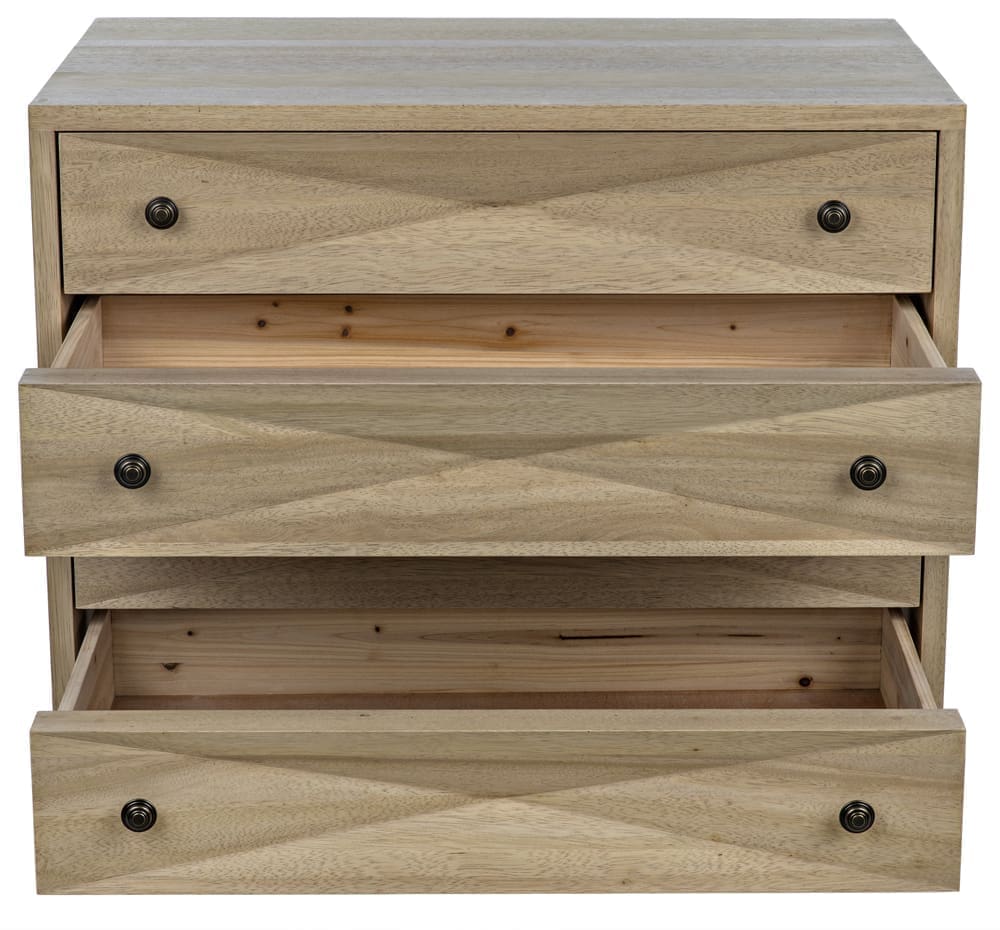 Diamond Chest, Washed Walnut