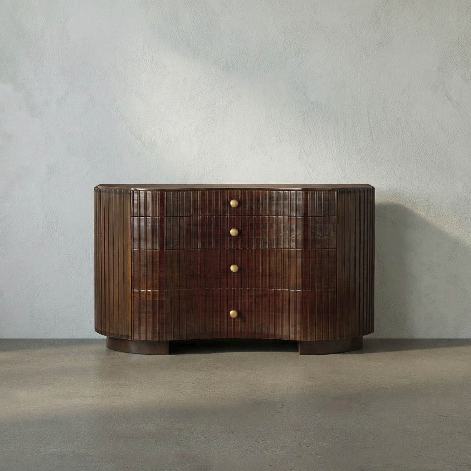 Irene Dresser, Hand Rubbed Brown