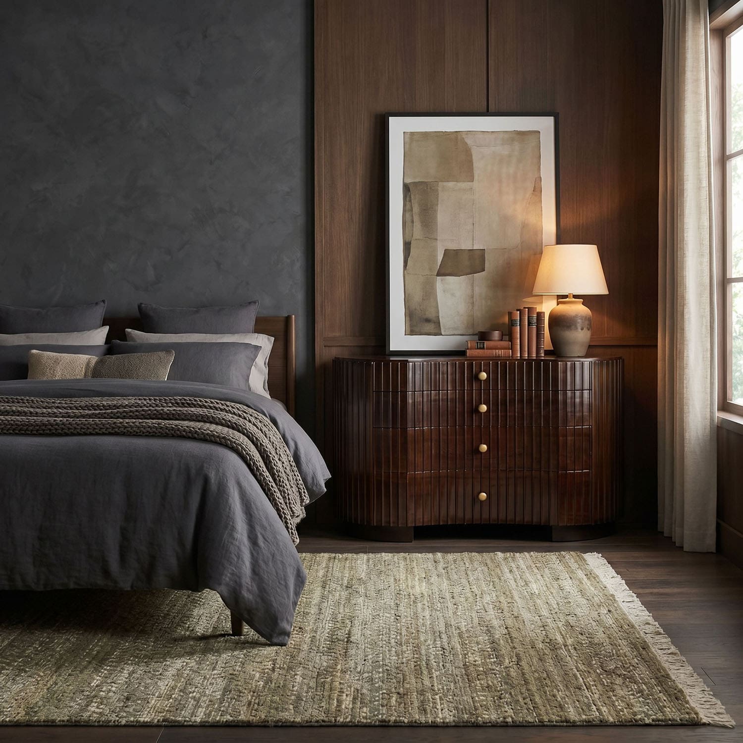 Irene Dresser, Hand Rubbed Brown