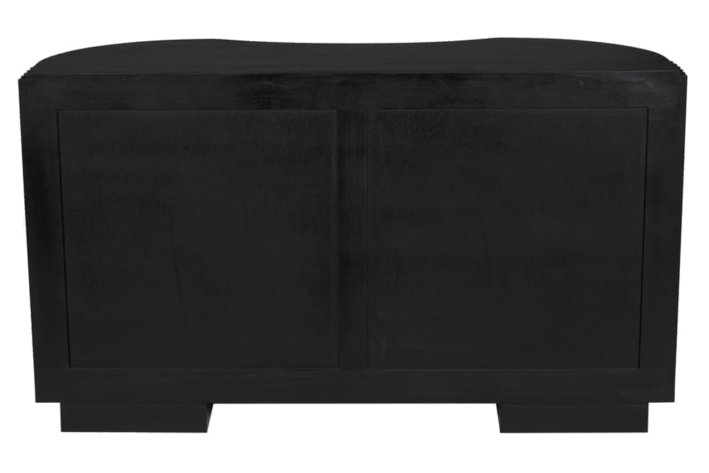 Irene Dresser, Hand Rubbed Black with Light Brown Trim