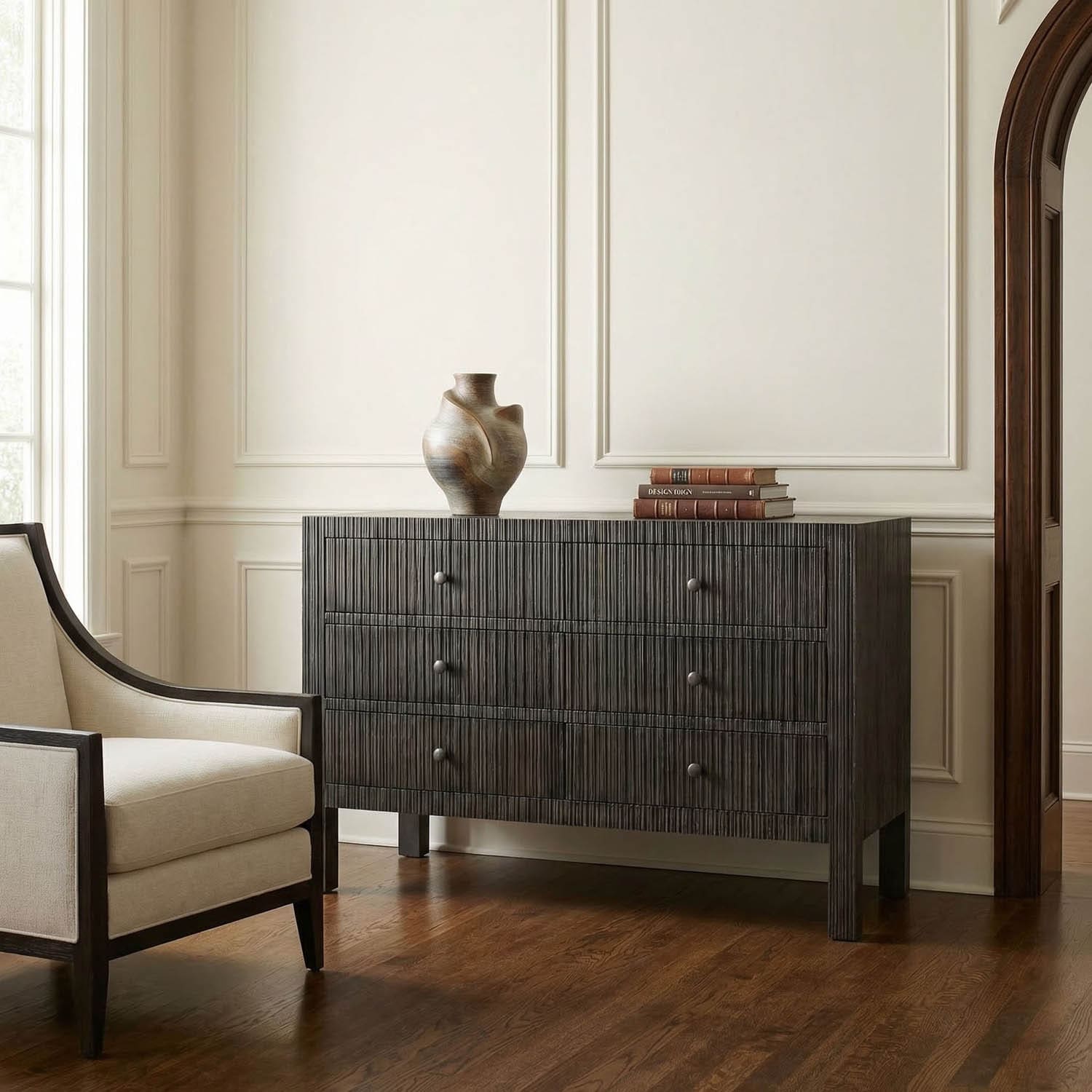 Conrad 6 Drawer Dresser, Pale