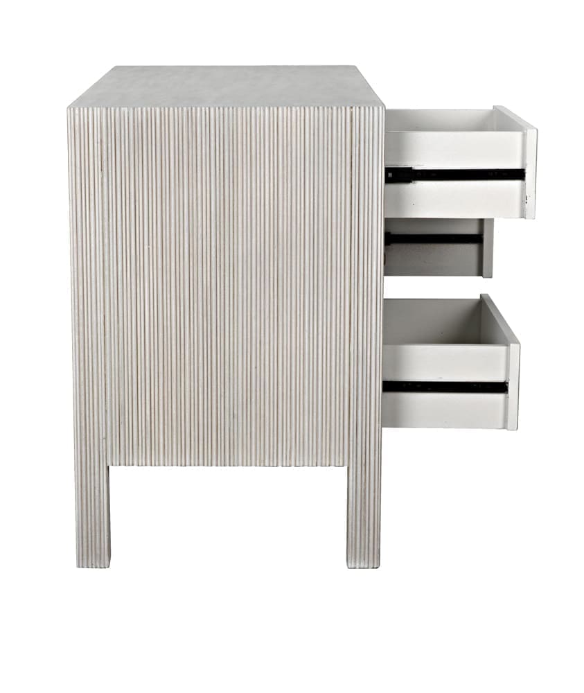 Conrad 6 Drawer Dresser, White Wash