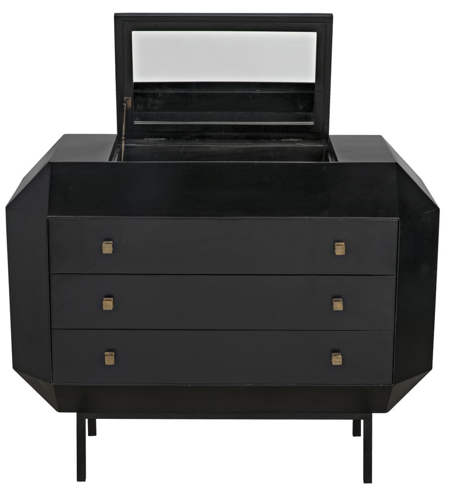 Rhiana Dresser, Hand Rubbed Black