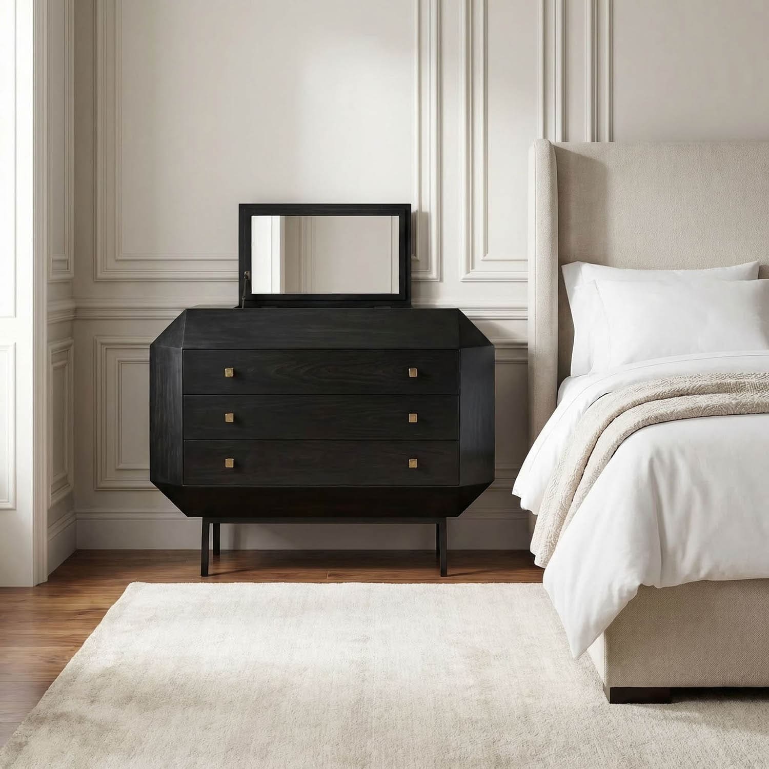 Rhiana Dresser, Hand Rubbed Black