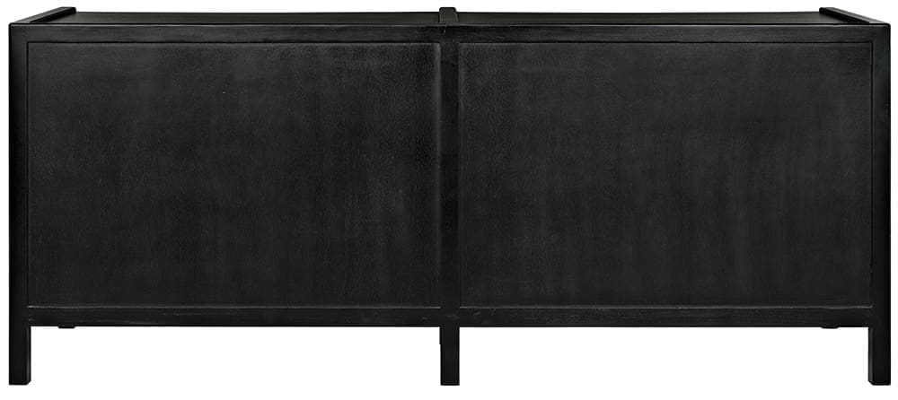 Hampton 6 Drawer Dresser, Hand Rubbed Black