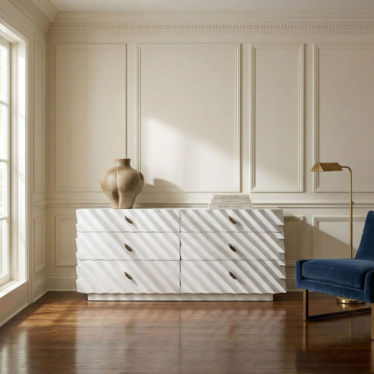 Hikaru Dresser, White Wash
