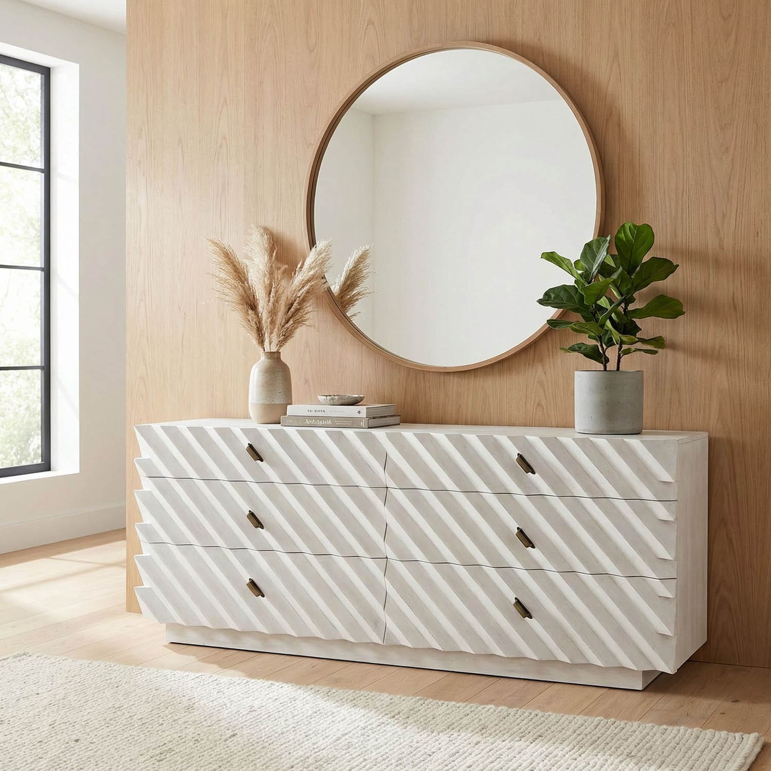 Hikaru Dresser, White Wash