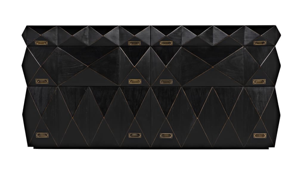 Allegra Dresser, Hand Rubbed Black
