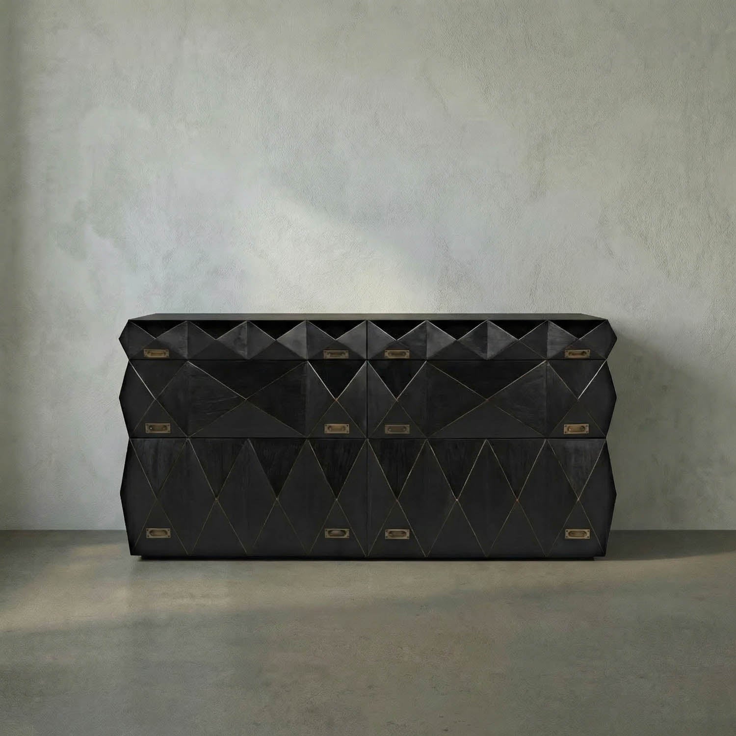 Allegra Dresser, Hand Rubbed Black by Noir