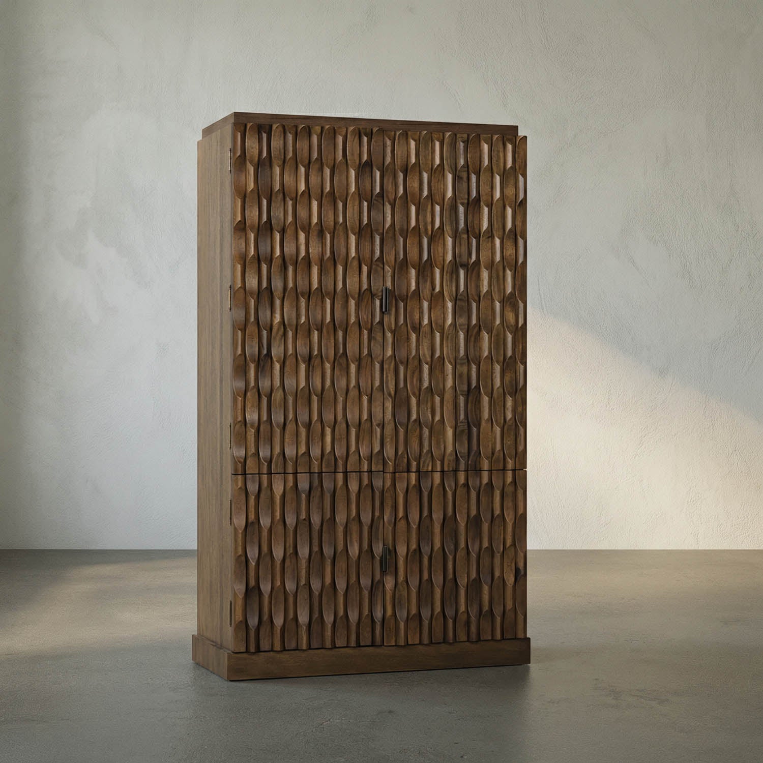 Alameda Hutch, Dark Walnut by Noir