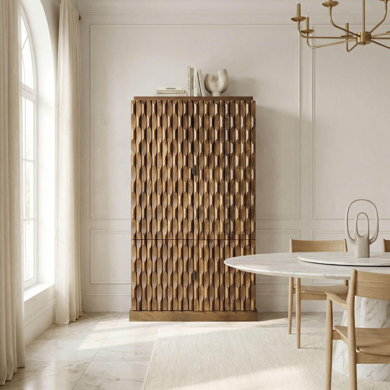 Alameda Hutch, Dark Walnut