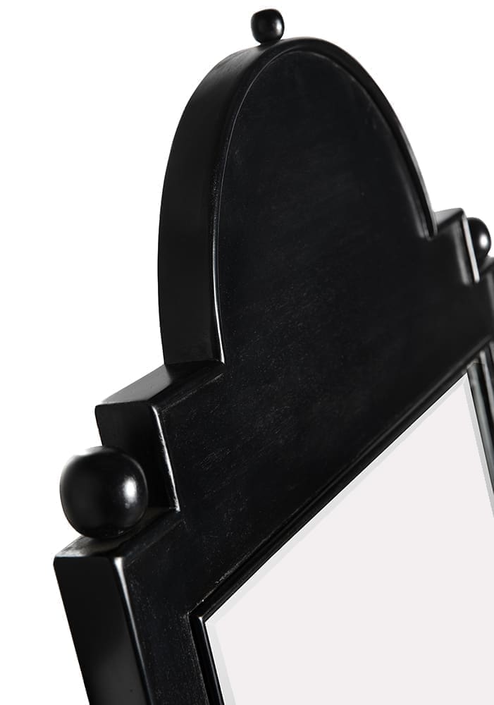 Jess Mirror, Hand Rubbed Black
