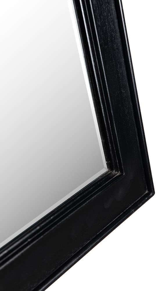 Jess Mirror, Hand Rubbed Black