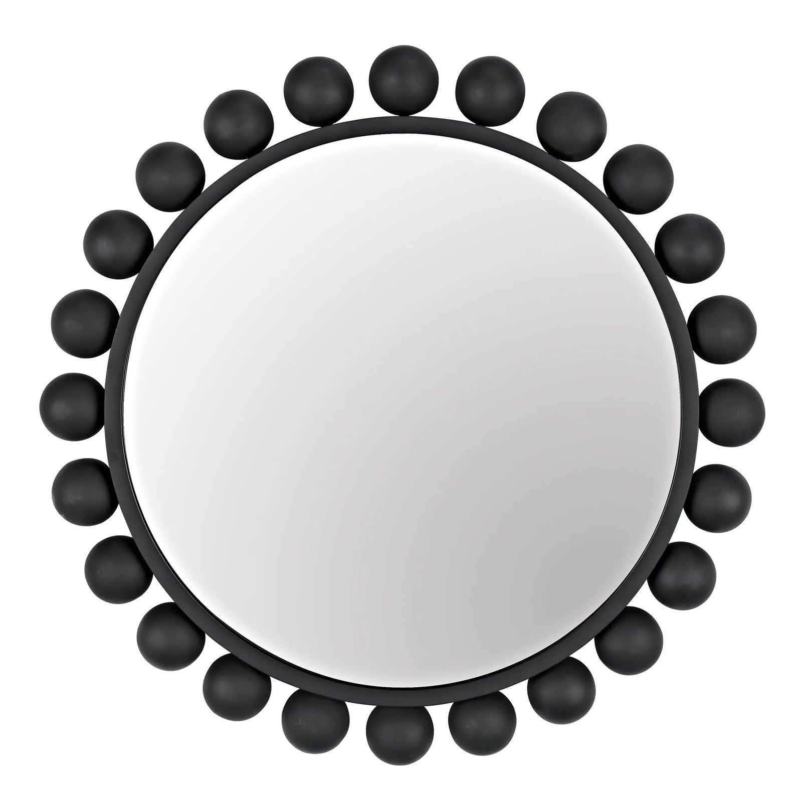 Cooper Mirror, Black Iron