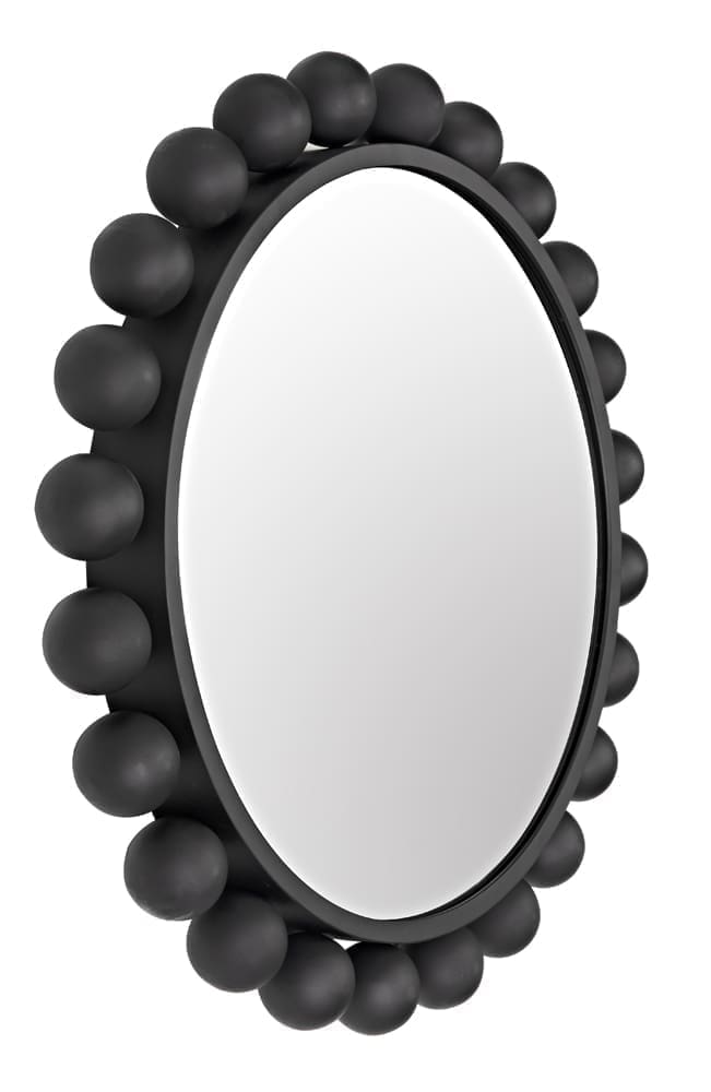 Cooper Mirror, Black Iron
