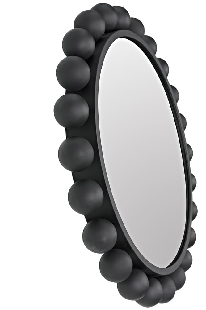 Cooper Mirror, Black Iron