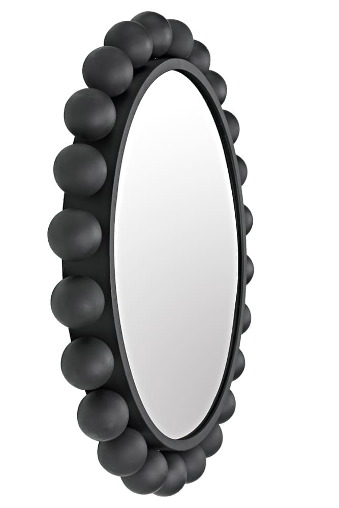 Cooper Mirror, Black Iron