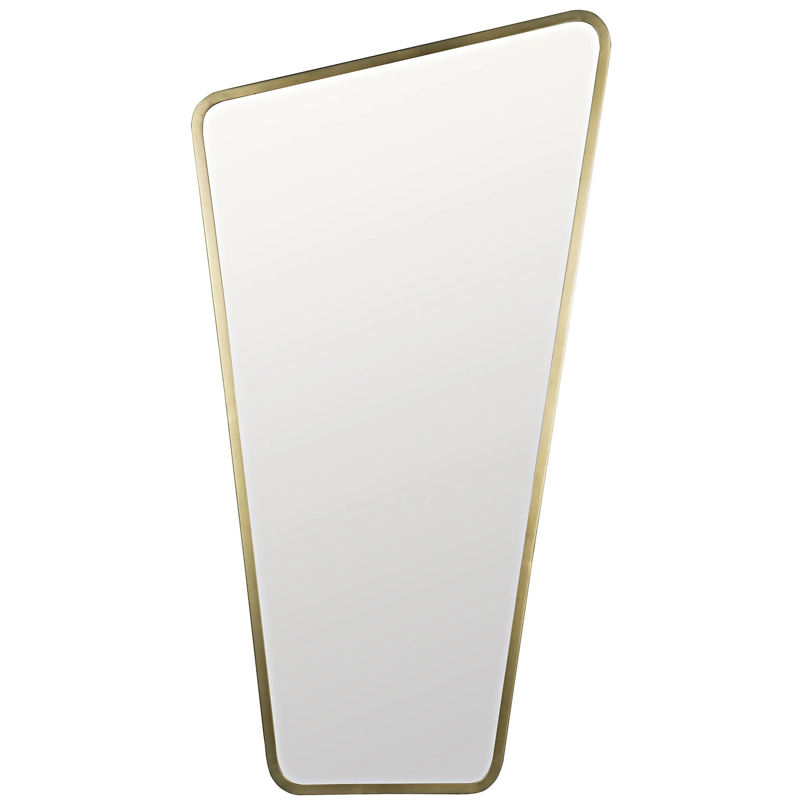 Juliet Mirror, Iron with Brass Finish