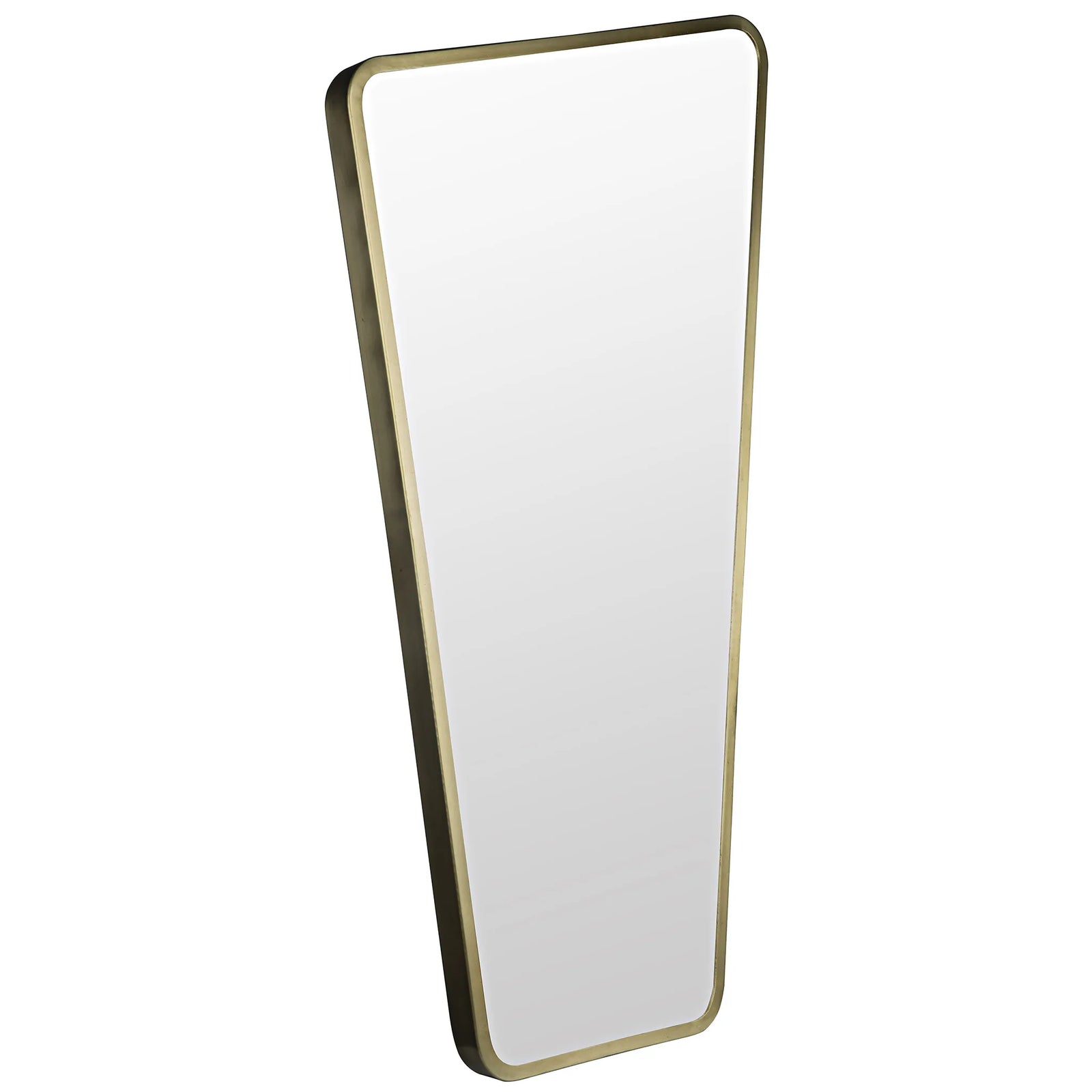Juliet Mirror, Iron with Brass Finish