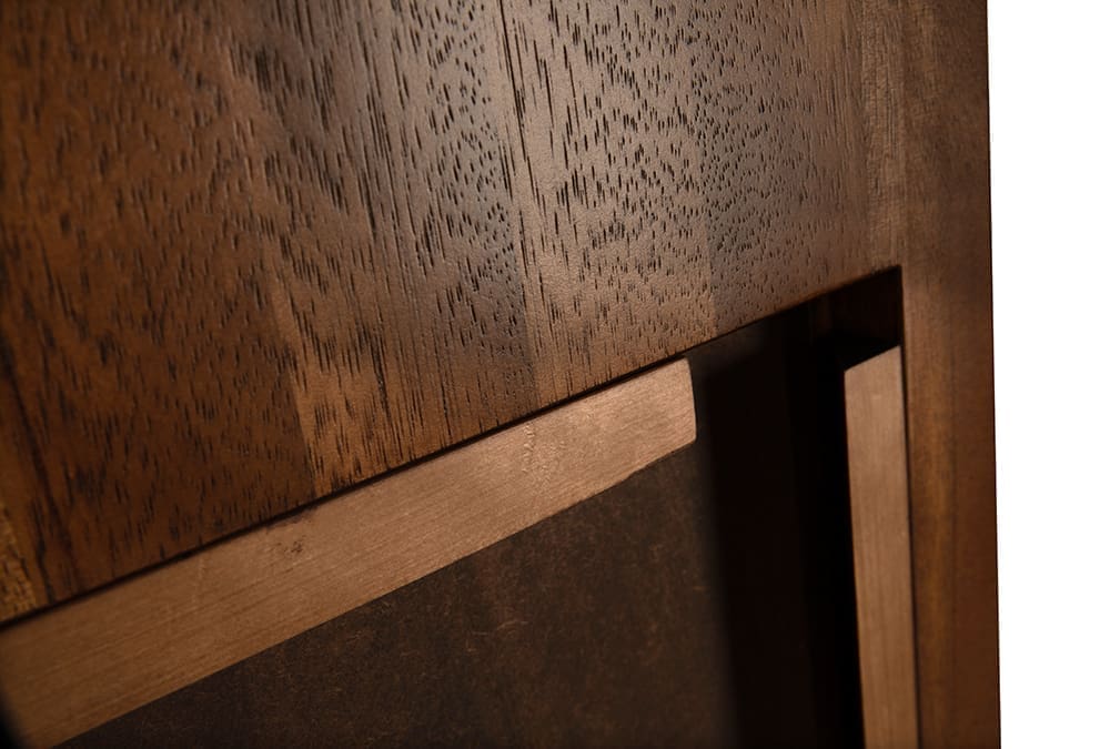Franklin Mirror, C, Dark Walnut
