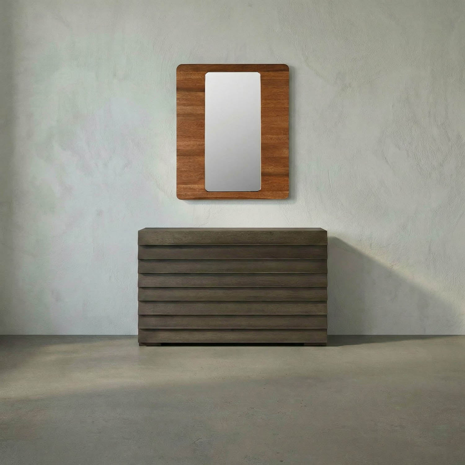 Franklin Mirror, A, Dark Walnut by Noir
