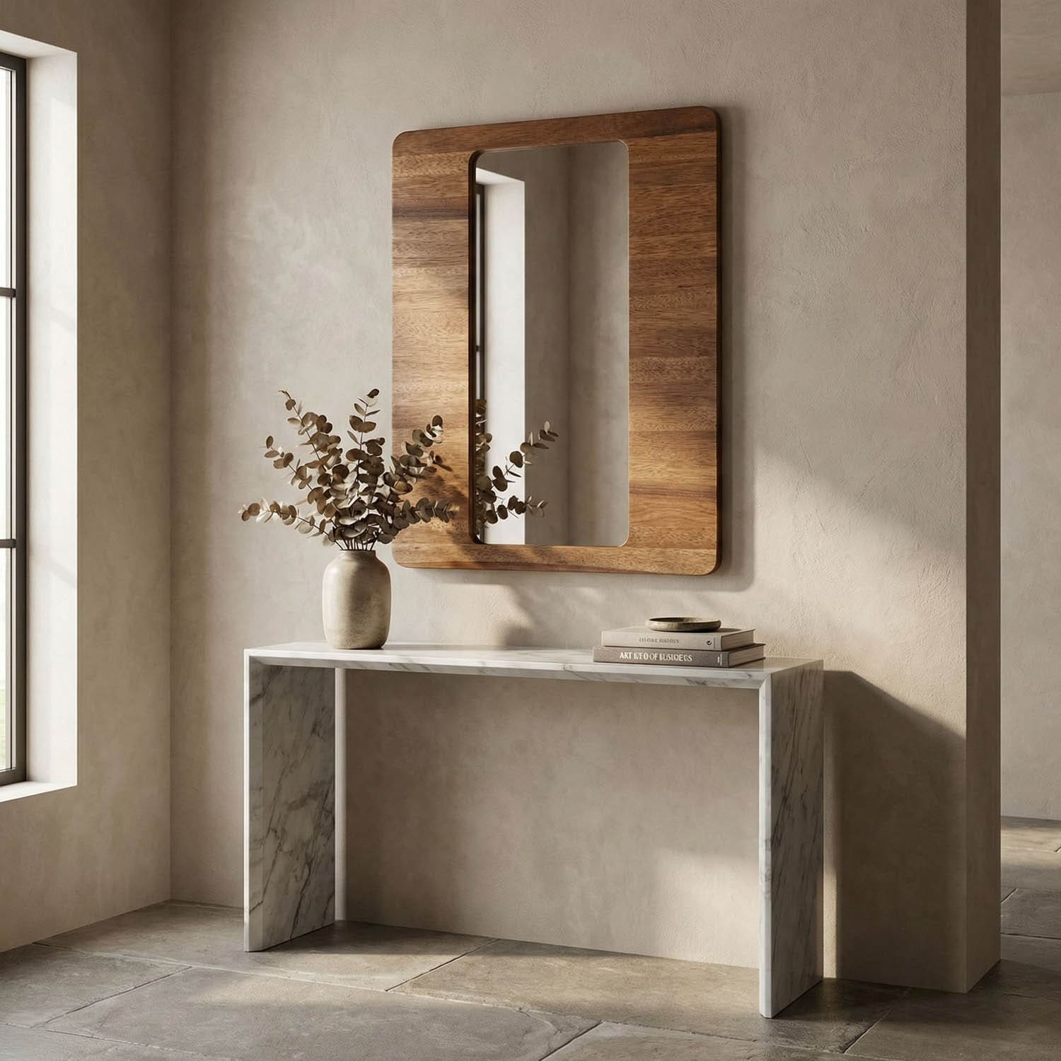 Franklin Mirror, A, Dark Walnut
