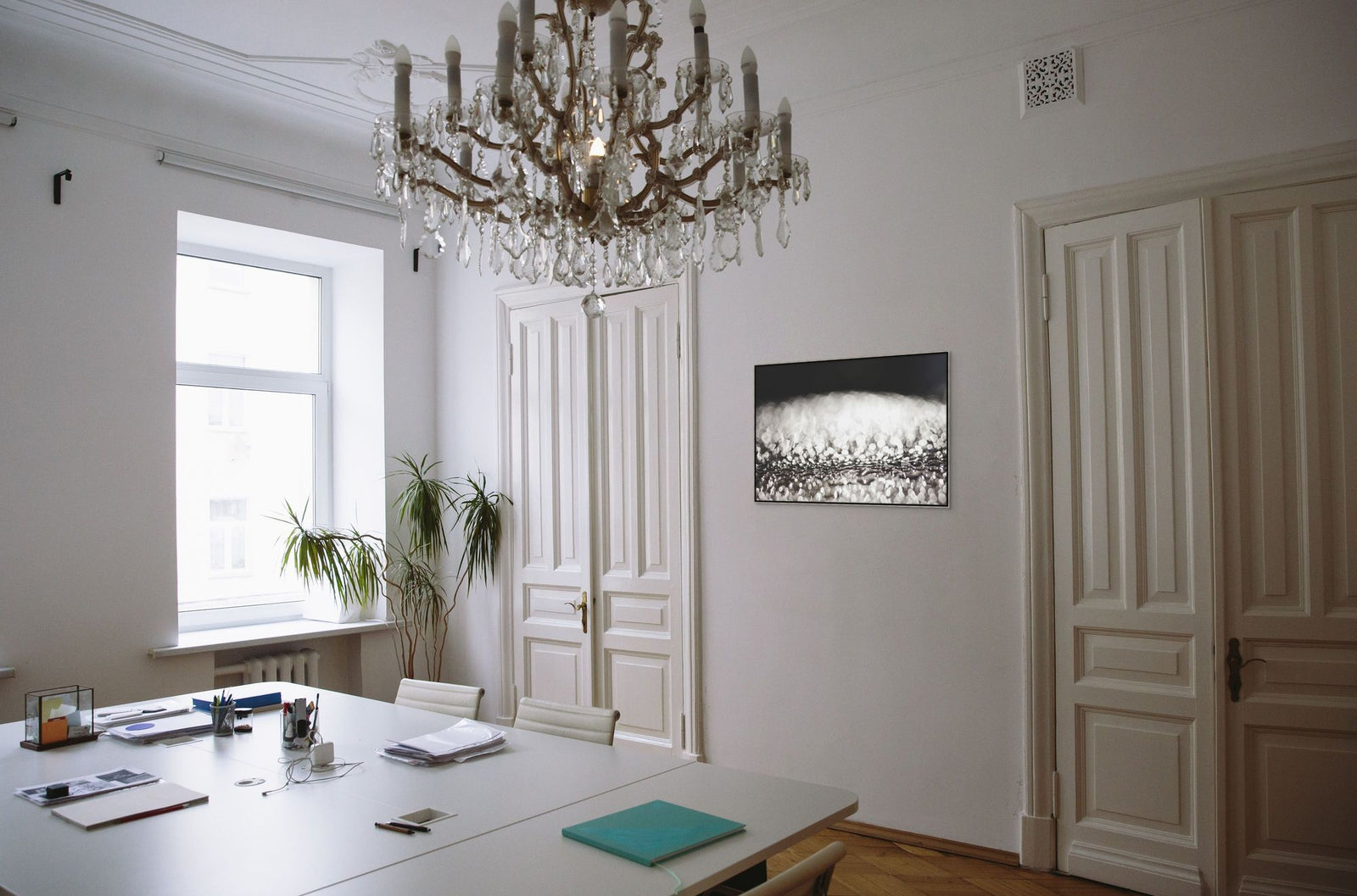 Glistening Awareness 1 in a room