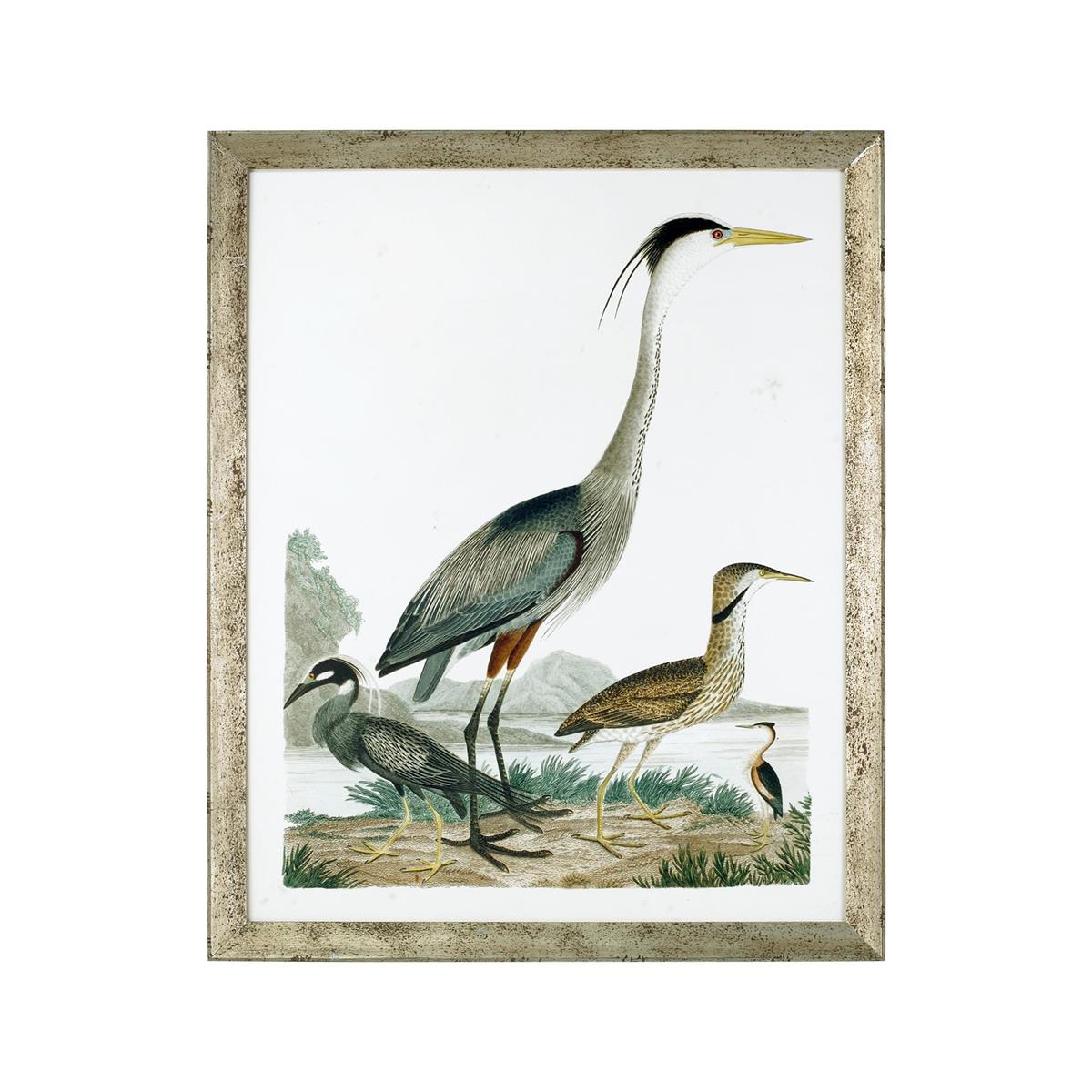 Large Heron Family I – Art by John Richard | Sutter & Vale