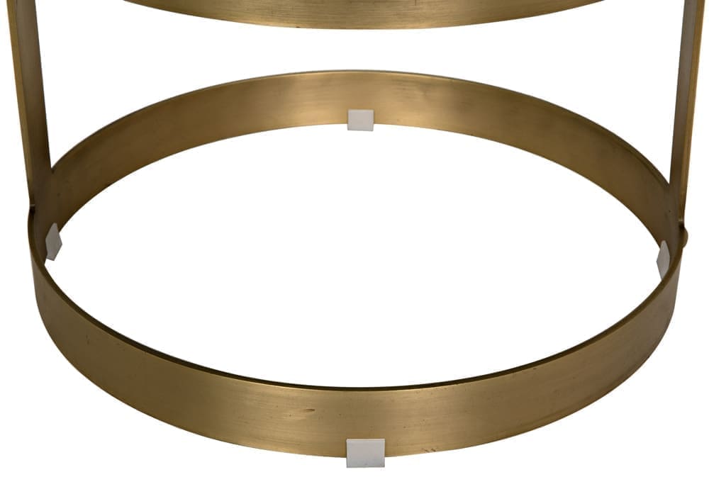 Dior Bar Stool, Metal with Brass Finish