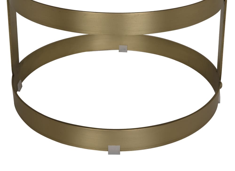 Dior Counter Stool, Metal with Brass Finish