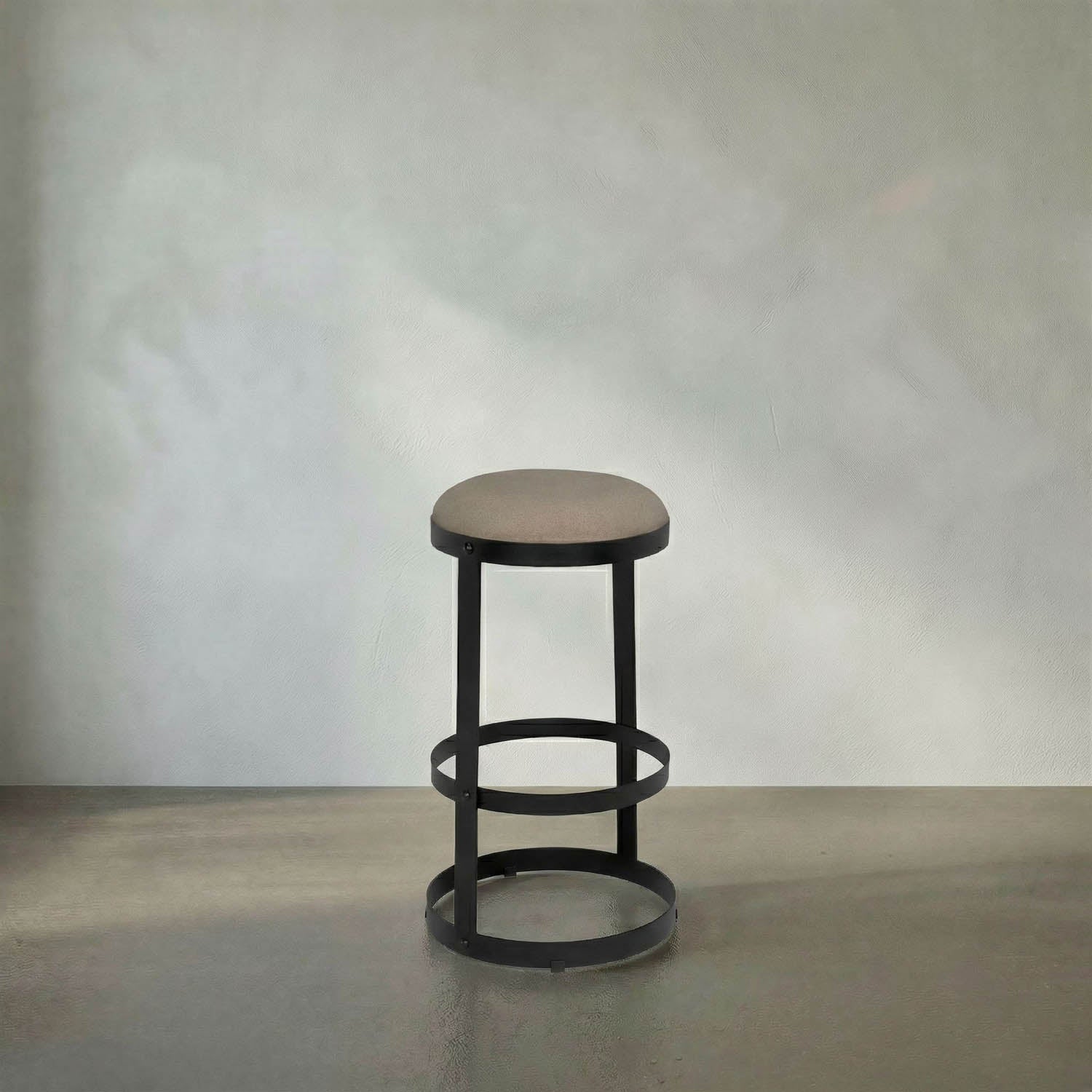 Dior Bar Stool, Black Iron by Noir