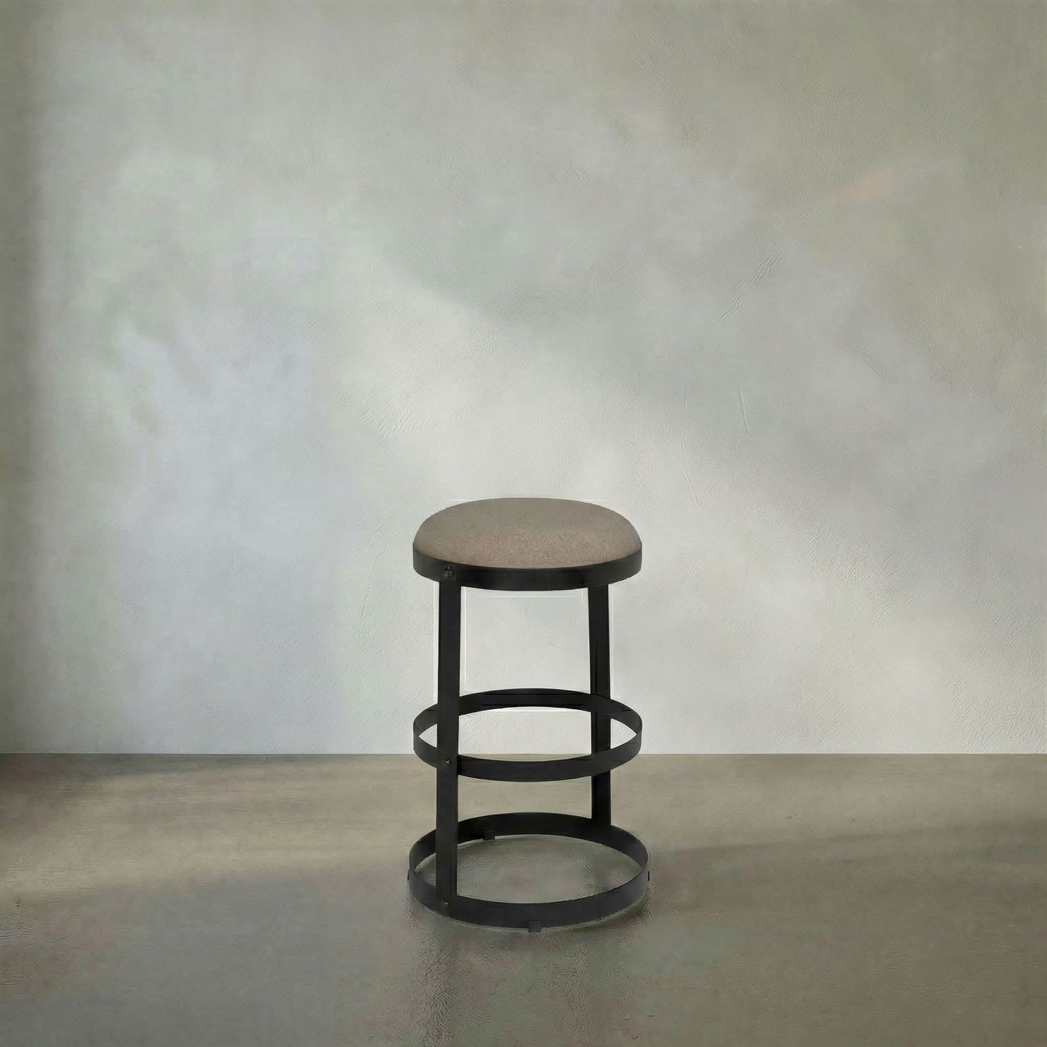 Dior Counter Stool, Black Iron by Noir