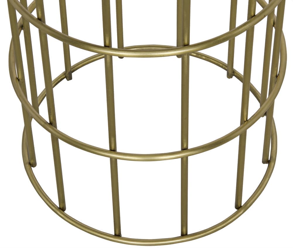 Ryley Counter Stool, Iron with Brass Finish