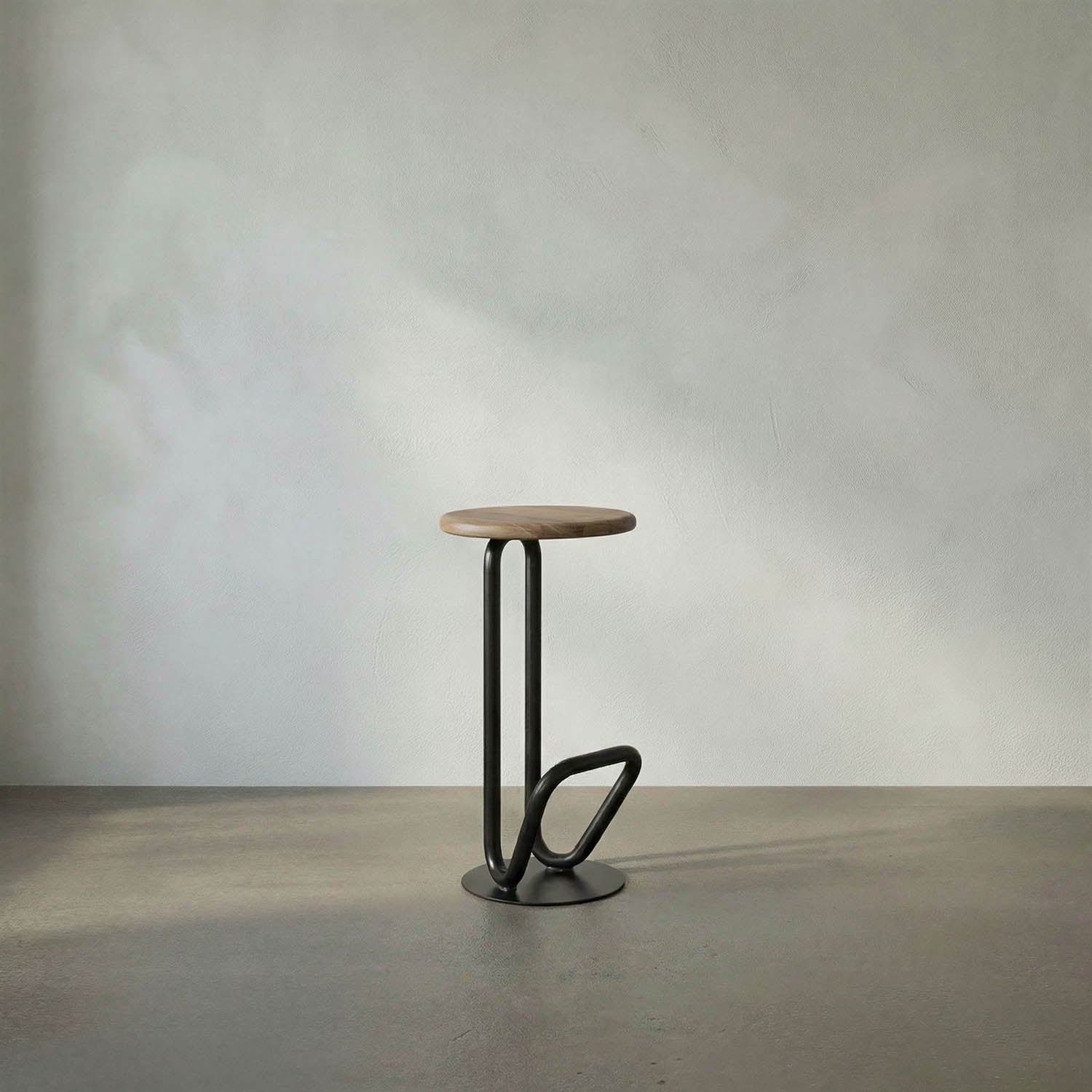 Hook Bar Stool by Noir