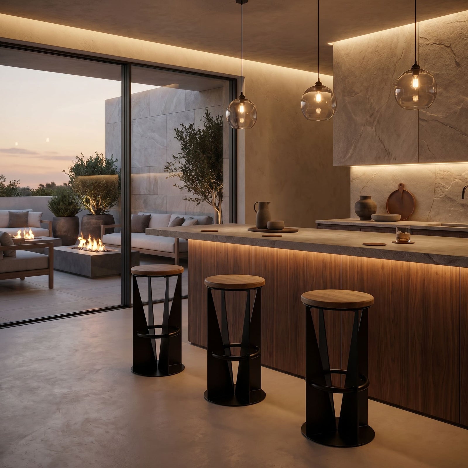 Nagoya Stool, Bar Height