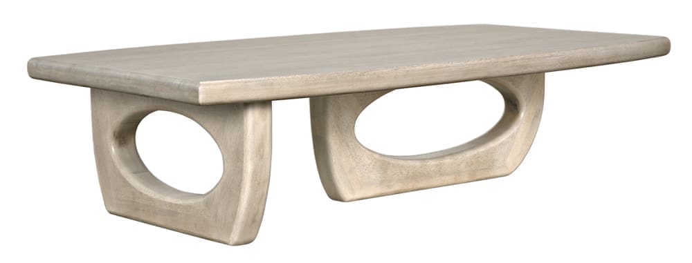 Douglas Coffee Table, Bleached Walnut