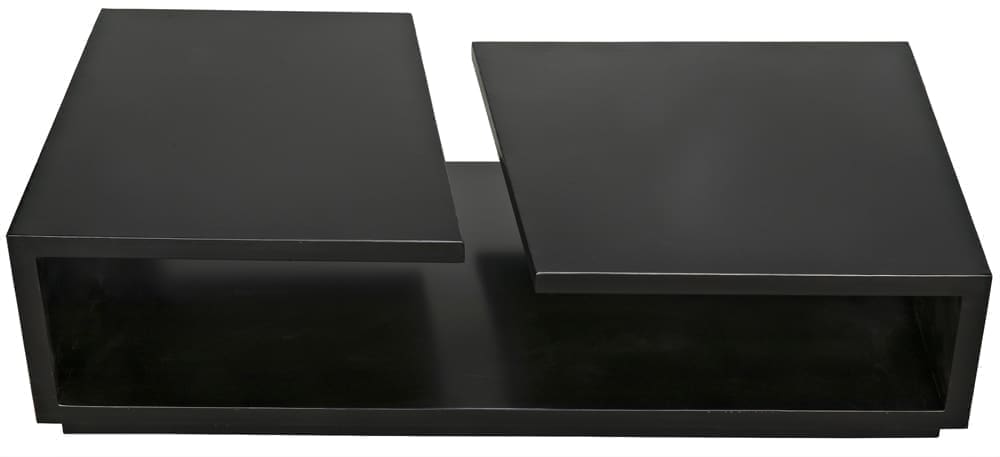 Shift Coffee Table, Black Iron