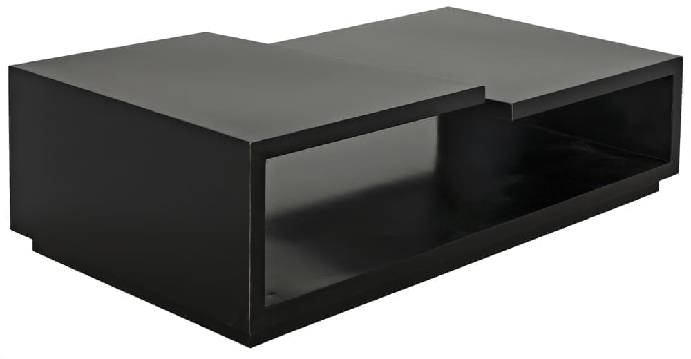 Shift Coffee Table, Black Iron