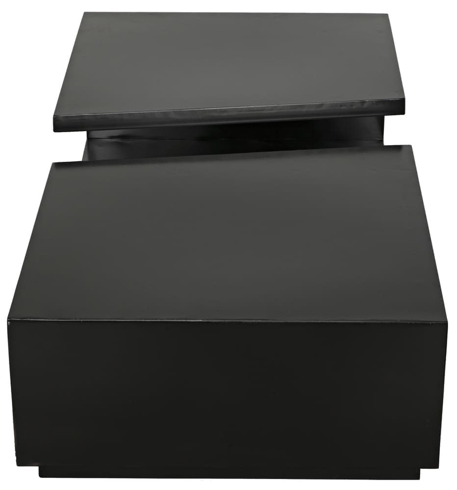 Shift Coffee Table, Black Iron