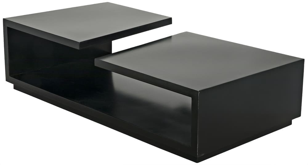 Shift Coffee Table, Black Iron