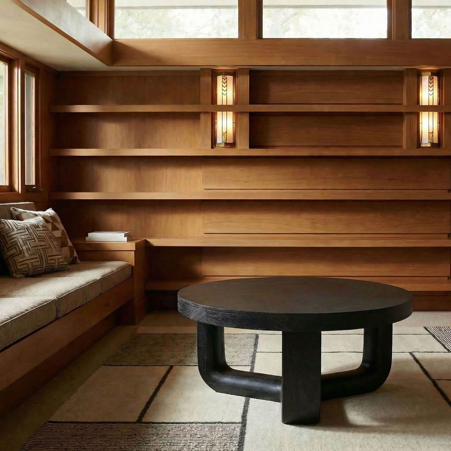 Joel Coffee Table, Cinder Black