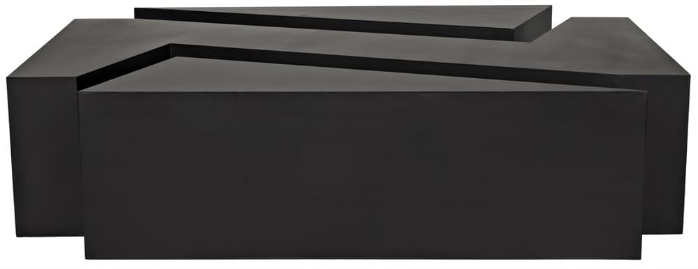 Element Coffee Table, Black Iron