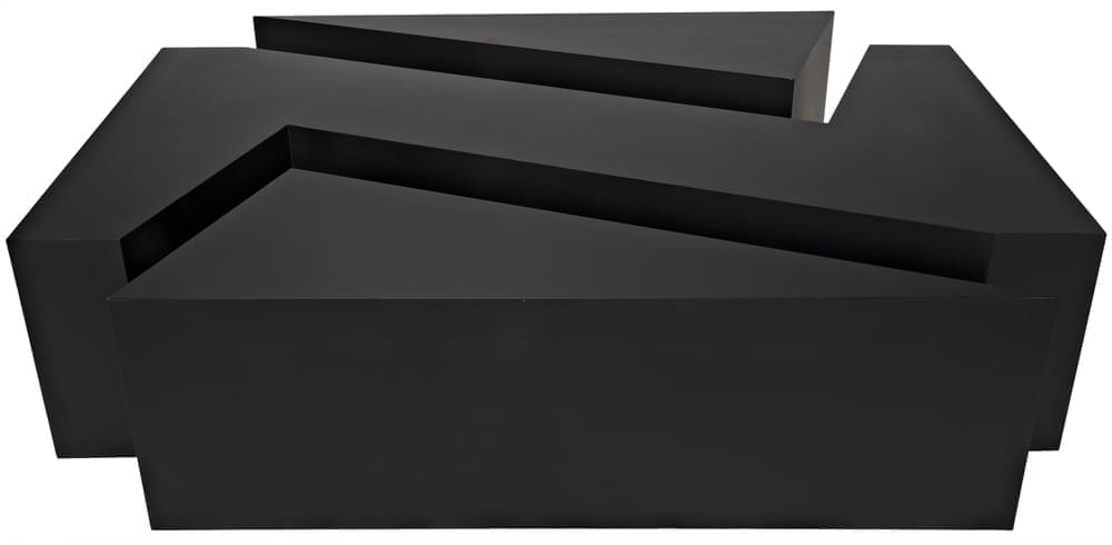 Element Coffee Table, Black Iron